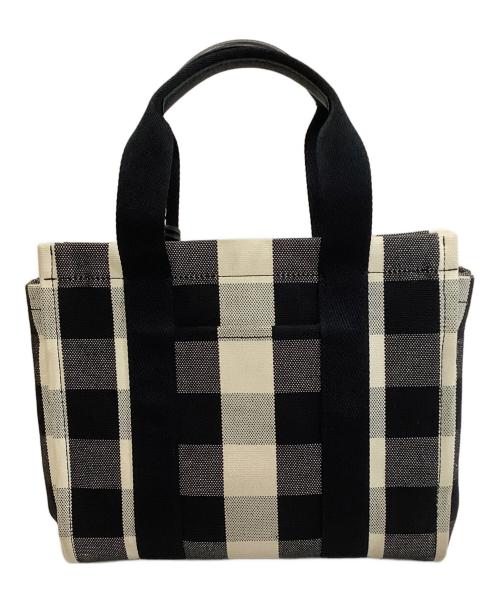 Kate Spade（ケイトスペード）Kate Spade (ケイトスペード) トートバッグ ホワイト×ブラックの古着・服飾アイテム