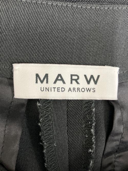 MARW UNITED ARROWS（マルゥ ユナイテッドアローズ）MARW UNITED ARROWS (マルゥ ユナイテッドアローズ) 9114-604-0054　ツイルフレアパンツ グレー サイズ:36の古着・服飾アイテム