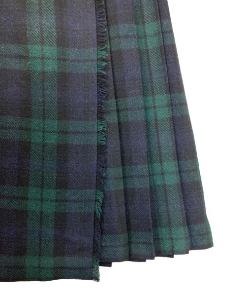 O'NEIL OF DUBLIN（オニールオブダブリン）O'NEIL OF DUBLIN (オニールオブダブリン) チェックスカート グリーン×ネイビー サイズ:8の古着・服飾アイテム