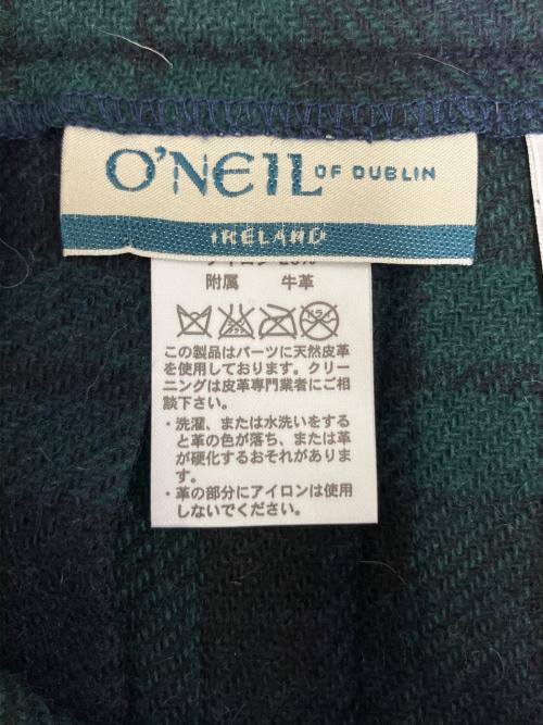 O'NEIL OF DUBLIN（オニールオブダブリン）O'NEIL OF DUBLIN (オニールオブダブリン) チェックスカート グリーン×ネイビー サイズ:8の古着・服飾アイテム
