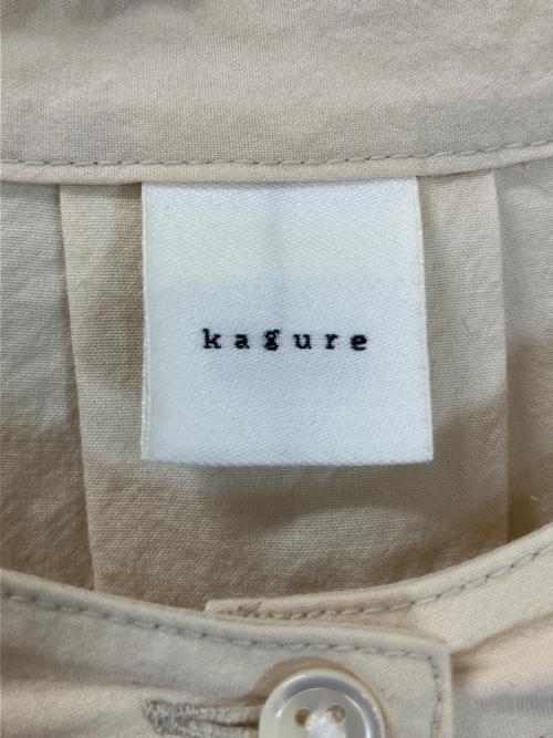 KAGURE（カグレ）KAGURE (カグレ) GA16-23S003 長袖シャツ アイボリー サイズ:Freeの古着・服飾アイテム
