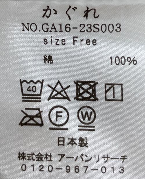 KAGURE（カグレ）KAGURE (カグレ) GA16-23S003 長袖シャツ アイボリー サイズ:Freeの古着・服飾アイテム