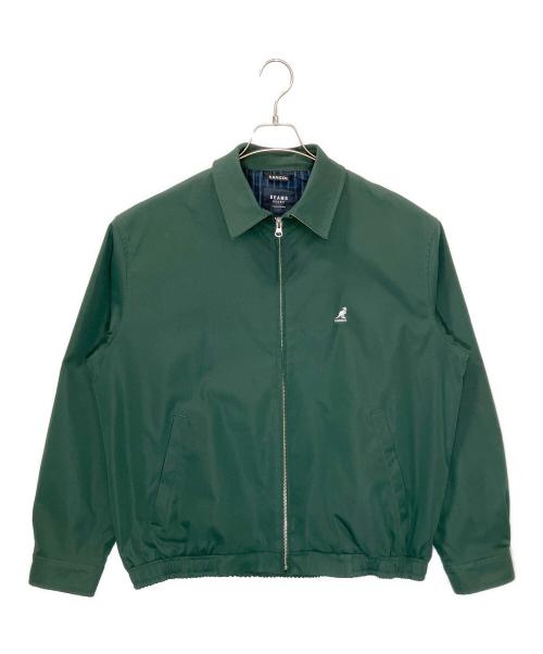 BEAMS HEART（ビームスハート）BEAMS HEART (ビームスハート) KANGOL (カンゴール) 42-18-0527-147　スイングトップ グリーン サイズ:Sの古着・服飾アイテム