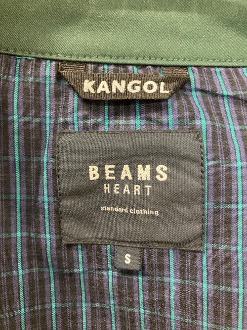 BEAMS HEART（ビームスハート）BEAMS HEART (ビームスハート) KANGOL (カンゴール) 42-18-0527-147　スイングトップ グリーン サイズ:Sの古着・服飾アイテム