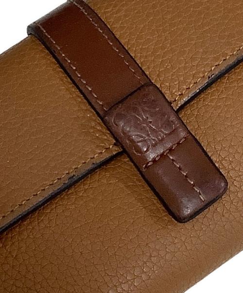 LOEWE（ロエベ）LOEWE (ロエベ) 3つ折り財布 ブラウンの古着・服飾アイテム