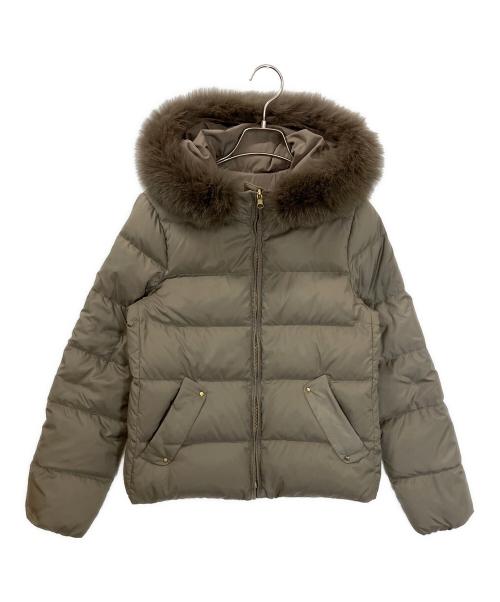 green label relaxing（グリーンレーベルリラクシング）green label relaxing (グリーンレーベルリラクシング) 3625-105-1220　リバーシブルダウンジャケット グレー サイズ:36の古着・服飾アイテム