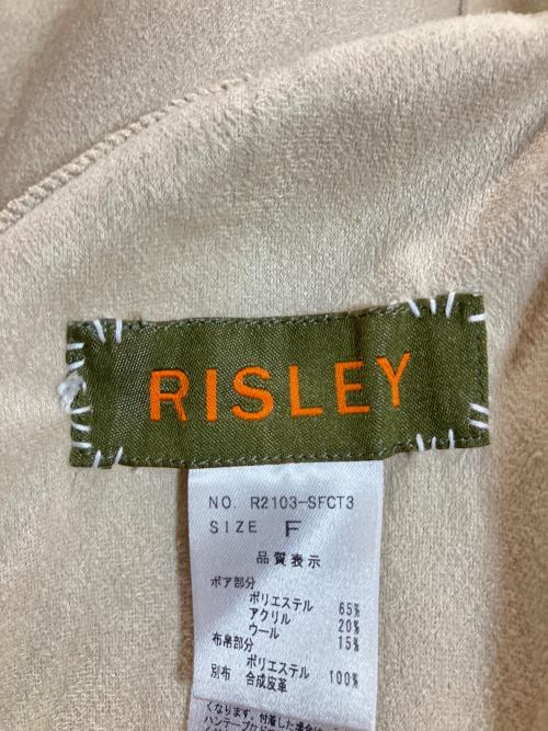 Risley（リズレー）Risley (リズレー) R2103-SFCT3　ボアジャケット ホワイト サイズ:Fの古着・服飾アイテム
