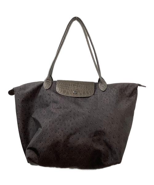 LONGCHAMP（ロンシャン）LONGCHAMP (ロンシャン) トートバッグ ダークグリーンの古着・服飾アイテム