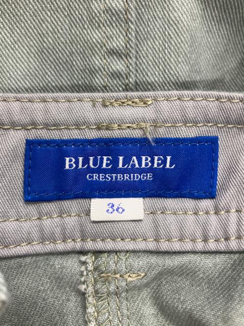 BLUE LABEL CRESTBRIDGE（ブルーレーベルクレストブリッジ）BLUE LABEL CRESTBRIDGE (ブルーレーベルクレストブリッジ) 55S07-731-70　サロペット グレー サイズ:36の古着・服飾アイテム
