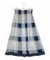 BLUE LABEL CRESTBRIDGE (ブルーレーベルクレストブリッジ) 55S04-518-29　スカート グレー×ネイビー サイズ:36：7000円