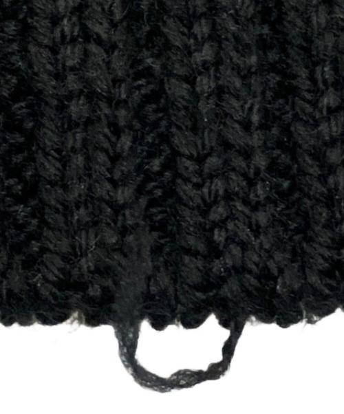 BLUE LABEL CRESTBRIDGE（ブルーレーベルクレストブリッジ）BLUE LABEL CRESTBRIDGE (ブルーレーベルクレストブリッジ) 55N07-465-09　薄手ニット ブラック サイズ:38の古着・服飾アイテム
