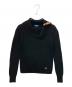 BLUE LABEL CRESTBRIDGE（ブルーレーベルクレストブリッジ）の古着「55N07-465-09　薄手ニット」｜ブラック