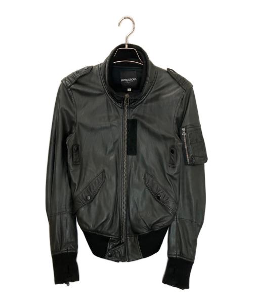BUFFALO BOBS（バッファローボブズ）BUFFALO BOBS (バッファローボブズ) MFN6104　レザージャケット ブラック サイズ:2の古着・服飾アイテム