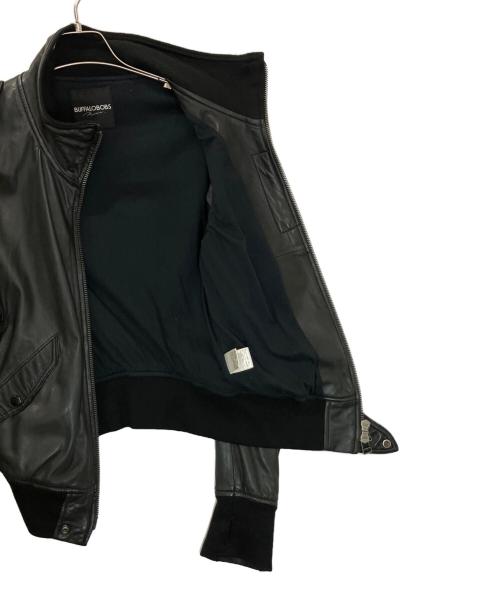 BUFFALO BOBS（バッファローボブズ）BUFFALO BOBS (バッファローボブズ) MFN6104　レザージャケット ブラック サイズ:2の古着・服飾アイテム