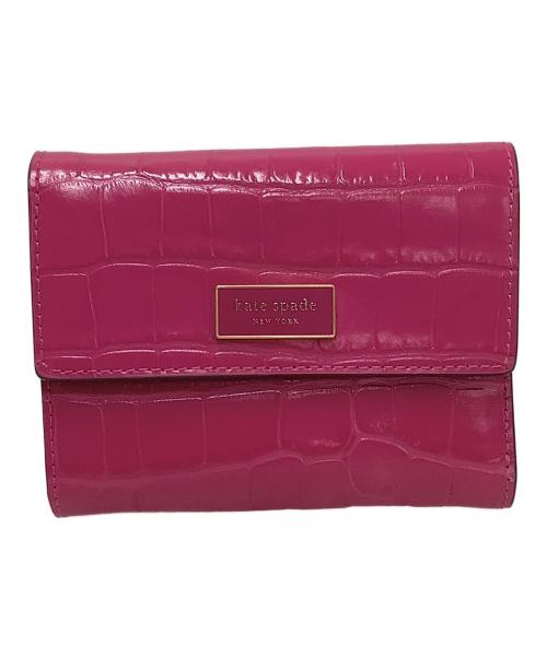Kate Spade（ケイトスペード）Kate Spade (ケイトスペード) 3つ折り財布 パープルの古着・服飾アイテム