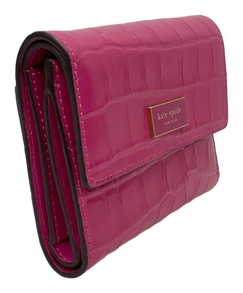 Kate Spade（ケイトスペード）Kate Spade (ケイトスペード) 3つ折り財布 パープルの古着・服飾アイテム