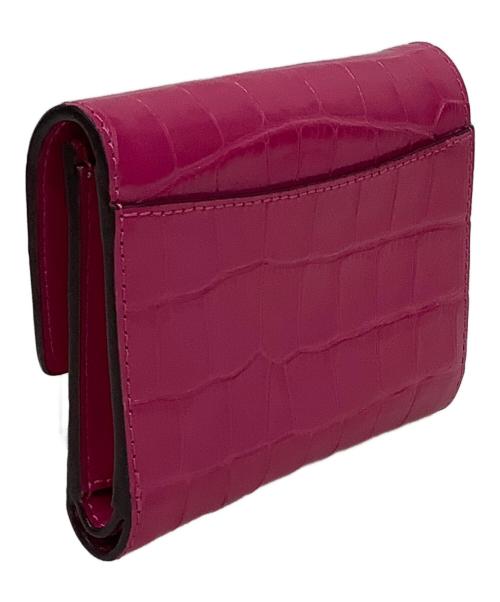 Kate Spade（ケイトスペード）Kate Spade (ケイトスペード) 3つ折り財布 パープルの古着・服飾アイテム