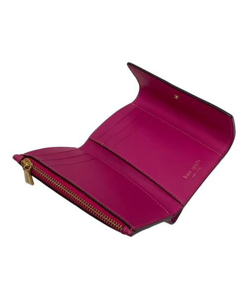 Kate Spade（ケイトスペード）Kate Spade (ケイトスペード) 3つ折り財布 パープルの古着・服飾アイテム