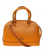 COACHコーチ）の古着「ミニシエラサッチェル2WAYバッグ」｜オレンジ