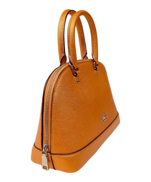 COACH（コーチ）COACH (コーチ) ミニシエラサッチェル2WAYバッグ オレンジの古着・服飾アイテム