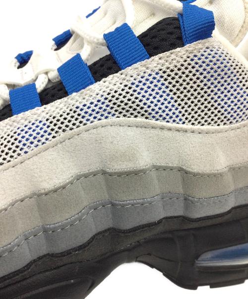 NIKE（ナイキ）NIKE (ナイキ) Air Max 95 OG Big Bubble グレー×ブラック×ブルー サイズ:US9.5、UK8.5、EUR43、cm27.5、BR41、CN275の古着・服飾アイテム