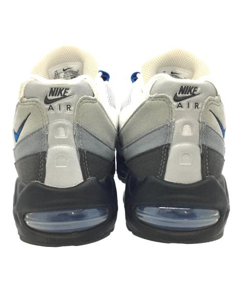 NIKE（ナイキ）NIKE (ナイキ) Air Max 95 OG Big Bubble グレー×ブラック×ブルー サイズ:US9.5、UK8.5、EUR43、cm27.5、BR41、CN275の古着・服飾アイテム