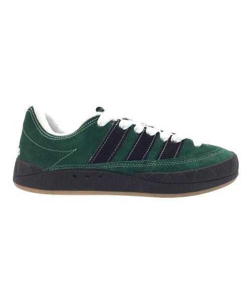 adidas（アディダス）adidas (アディダス) YNuK (ワイヌーケー) Adimatic グリーン×ブラック サイズ:US9 1/2、UK9、FR43 1/3、JP275、CHN265の古着・服飾アイテム