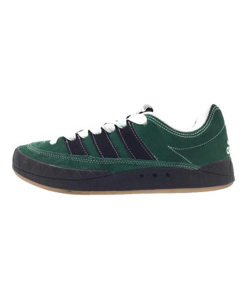 adidas（アディダス）adidas (アディダス) YNuK (ワイヌーケー) Adimatic グリーン×ブラック サイズ:US9 1/2、UK9、FR43 1/3、JP275、CHN265の古着・服飾アイテム