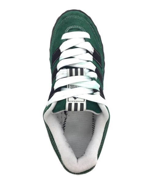 adidas（アディダス）adidas (アディダス) YNuK (ワイヌーケー) Adimatic グリーン×ブラック サイズ:US9 1/2、UK9、FR43 1/3、JP275、CHN265の古着・服飾アイテム