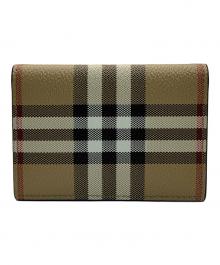 BURBERRY（バーバリー）の古着「カードケース」｜ブラウン×ホワイト