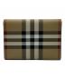 BURBERRY（バーバリー）の古着「カードケース」｜ブラウン×ホワイト