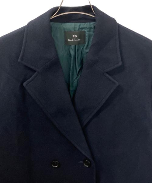PS Paul Smith（ＰＳポールスミス）PS Paul Smith (ＰＳポールスミス) チェスターコート ネイビー サイズ:Lの古着・服飾アイテム