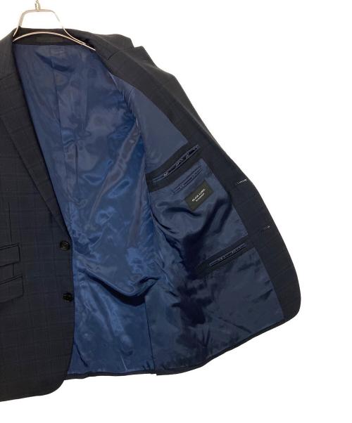 BURBERRY BLACK LABEL（バーバリーブラックレーベル）BURBERRY BLACK LABEL (バーバリーブラックレーベル) セットアップスーツ ブラック×ネイビー サイズ:Lの古着・服飾アイテム