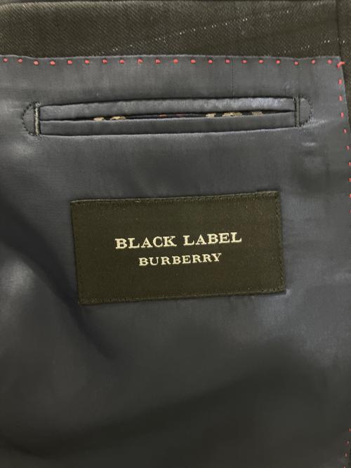 BURBERRY BLACK LABEL（バーバリーブラックレーベル）BURBERRY BLACK LABEL (バーバリーブラックレーベル) セットアップスーツ ブラック×ネイビー サイズ:Lの古着・服飾アイテム
