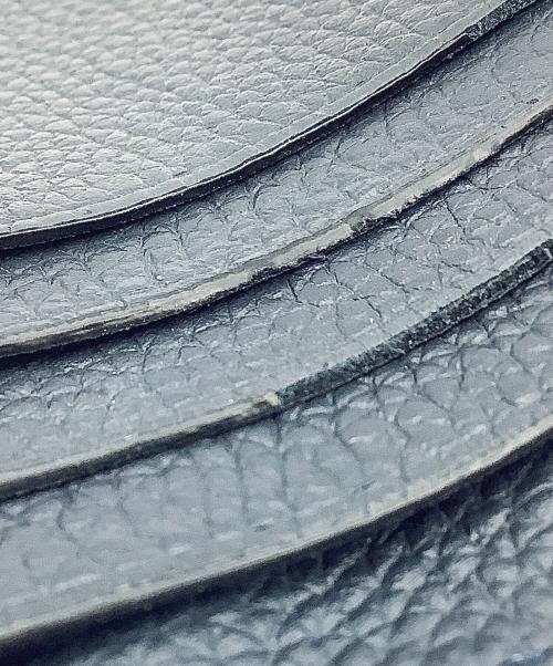 LOEWE（ロエベ）LOEWE (ロエベ) コインカードホルダー ネイビー×シルバーの古着・服飾アイテム