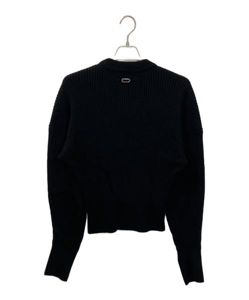 DIESEL（ディーゼル）DIESEL (ディーゼル) 厚手ニット ブラック サイズ:Sの古着・服飾アイテム