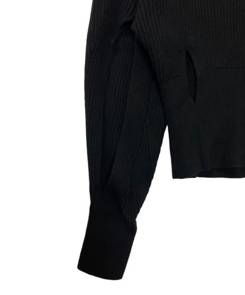 DIESEL（ディーゼル）DIESEL (ディーゼル) 厚手ニット ブラック サイズ:Sの古着・服飾アイテム