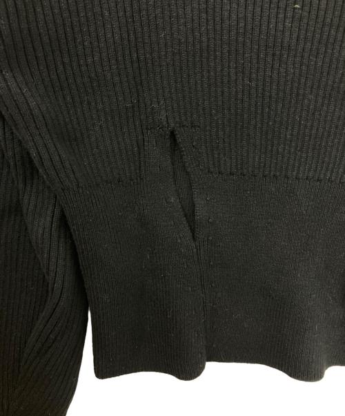 DIESEL（ディーゼル）DIESEL (ディーゼル) 厚手ニット ブラック サイズ:Sの古着・服飾アイテム