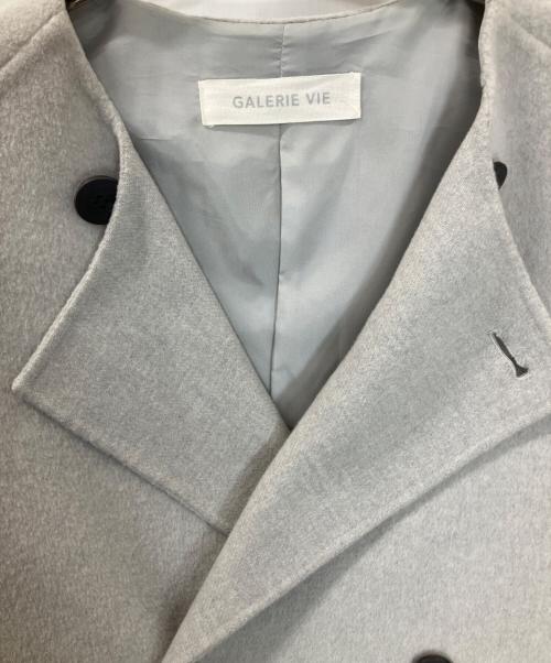 GALERIE VIE（ギャルリーヴィー）GALERIE VIE (ギャルリーヴィー) ウールコート グレー サイズ:36の古着・服飾アイテム