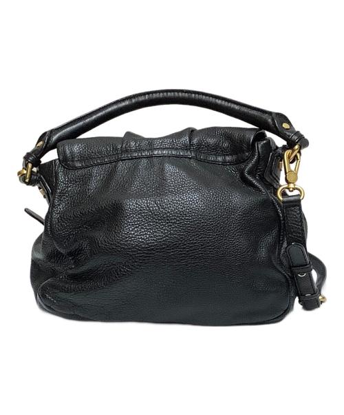 Marc by Marc Jacobs（マークバイマークジェイコブス）Marc by Marc Jacobs (マークバイマークジェイコブス) 2WAYバッグ ブラック×ゴールドの古着・服飾アイテム