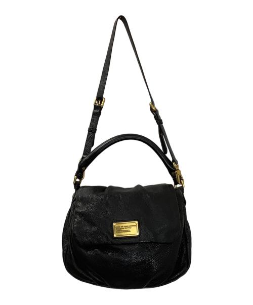Marc by Marc Jacobs（マークバイマークジェイコブス）Marc by Marc Jacobs (マークバイマークジェイコブス) 2WAYバッグ ブラック×ゴールドの古着・服飾アイテム