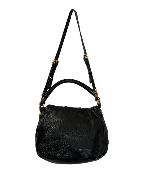 Marc by Marc Jacobs（マークバイマークジェイコブス）Marc by Marc Jacobs (マークバイマークジェイコブス) 2WAYバッグ ブラック×ゴールドの古着・服飾アイテム