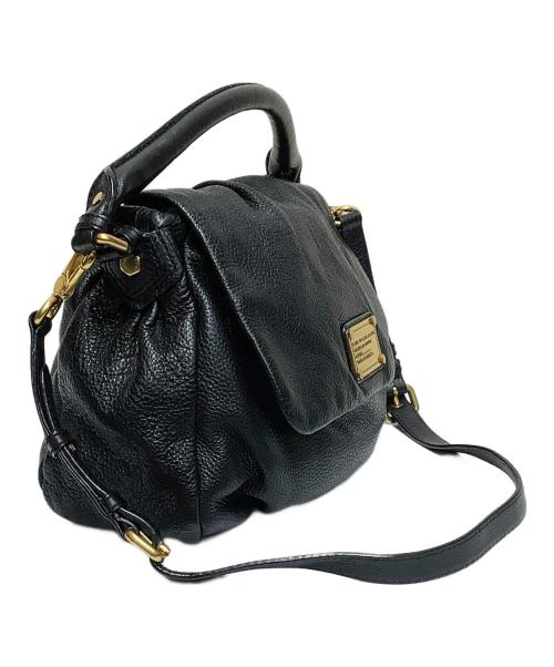 Marc by Marc Jacobs（マークバイマークジェイコブス）Marc by Marc Jacobs (マークバイマークジェイコブス) 2WAYバッグ ブラック×ゴールドの古着・服飾アイテム