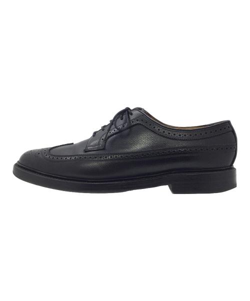 Florsheim（フローシャイム）Florsheim (フローシャイム) ウィングチップシューズ ブラック サイズ:10 1/2の古着・服飾アイテム