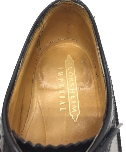Florsheim（フローシャイム）Florsheim (フローシャイム) ウィングチップシューズ ブラック サイズ:10 1/2の古着・服飾アイテム