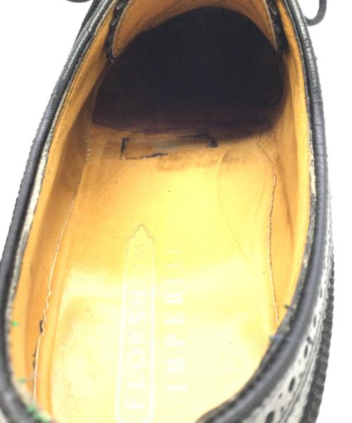 Florsheim（フローシャイム）Florsheim (フローシャイム) ウィングチップシューズ ブラック サイズ:10 1/2の古着・服飾アイテム