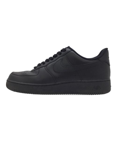 NIKE（ナイキ）NIKE (ナイキ) AIR FORCE 1 '07 ブラック サイズ:US11.5、UK10.5、EUR45.5、cm29.5、BR43.5、CN295(2.5)の古着・服飾アイテム