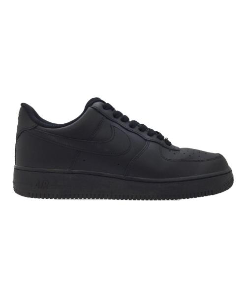 NIKE（ナイキ）NIKE (ナイキ) AIR FORCE 1 '07 ブラック サイズ:US11.5、UK10.5、EUR45.5、cm29.5、BR43.5、CN295(2.5)の古着・服飾アイテム