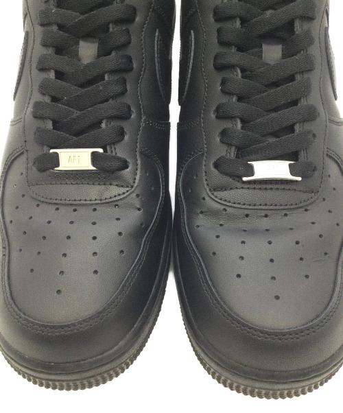 NIKE（ナイキ）NIKE (ナイキ) AIR FORCE 1 '07 ブラック サイズ:US11.5、UK10.5、EUR45.5、cm29.5、BR43.5、CN295(2.5)の古着・服飾アイテム