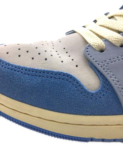 NIKE（ナイキ）NIKE (ナイキ) AIR JORDAN1 ZOOM CMFT グレー×ブルー サイズ:US7.5、UK5、EUR38.5、cm24.5、BR37、CN245(2.5)の古着・服飾アイテム